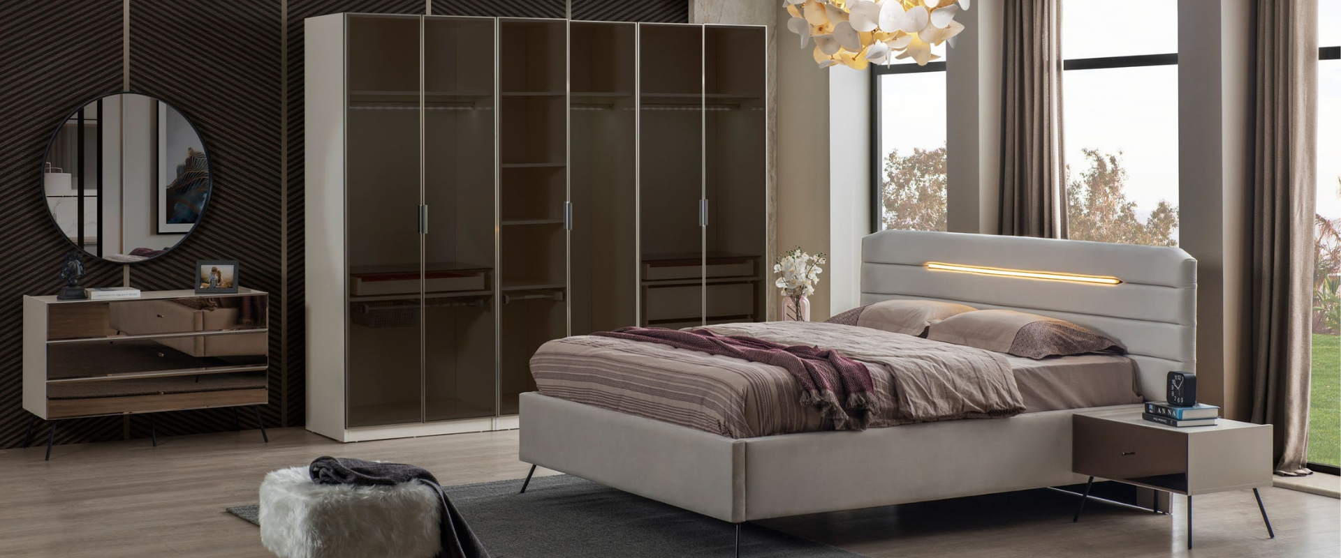 Bronz Yatak Odası Takımı (Aytaşı)