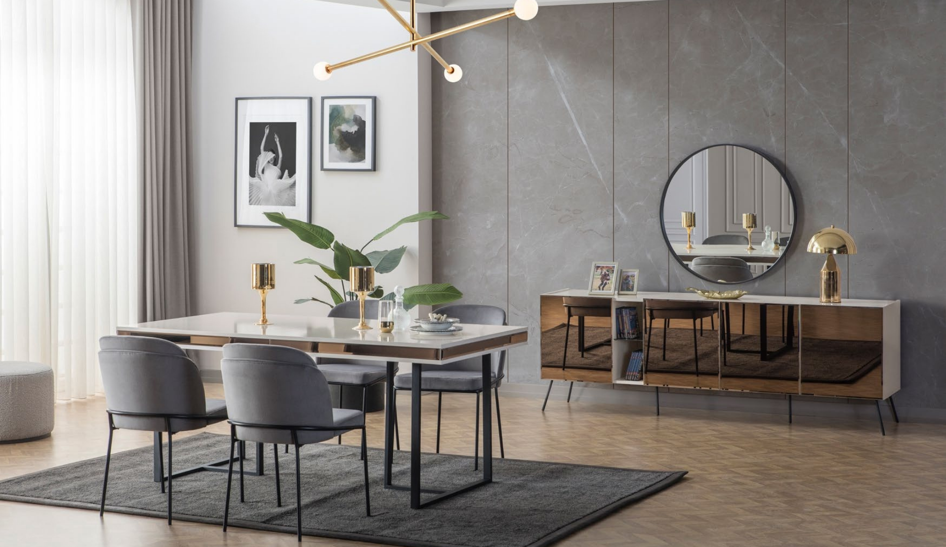 Bronze Yemek Odası (Aytaşı)