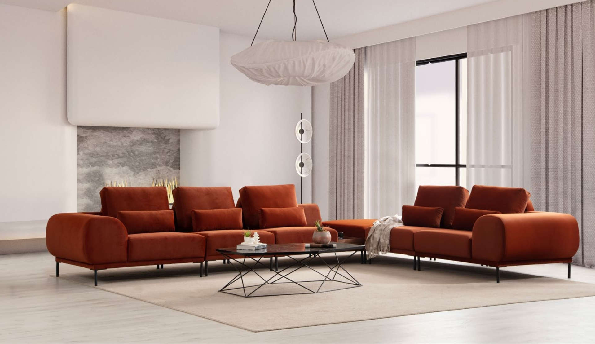 Calyx Köşe Koltuk Takımı