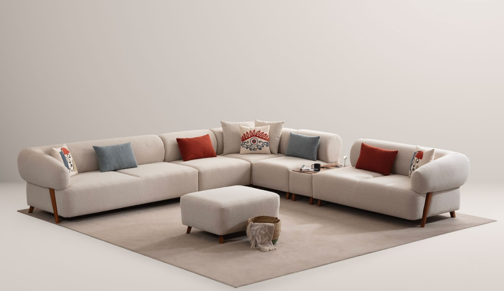 CARDEA Modüllü Köşe Koltuk Takımı