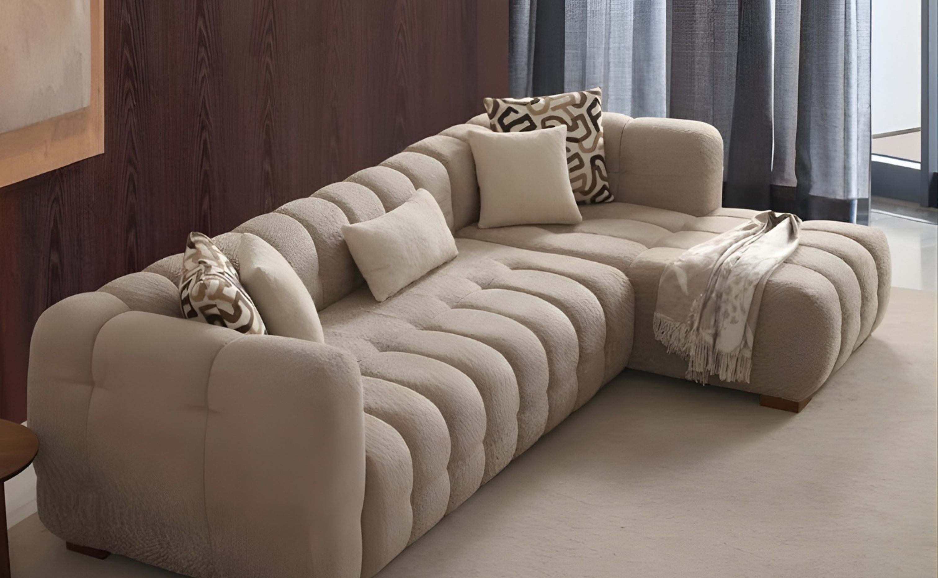 Estanze L Köşe Yataklı Koltuk Takımı