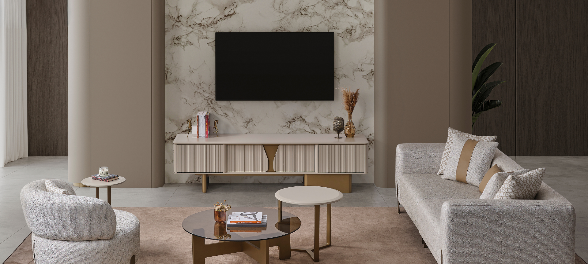 Hermes TV Ünitesi Model 2