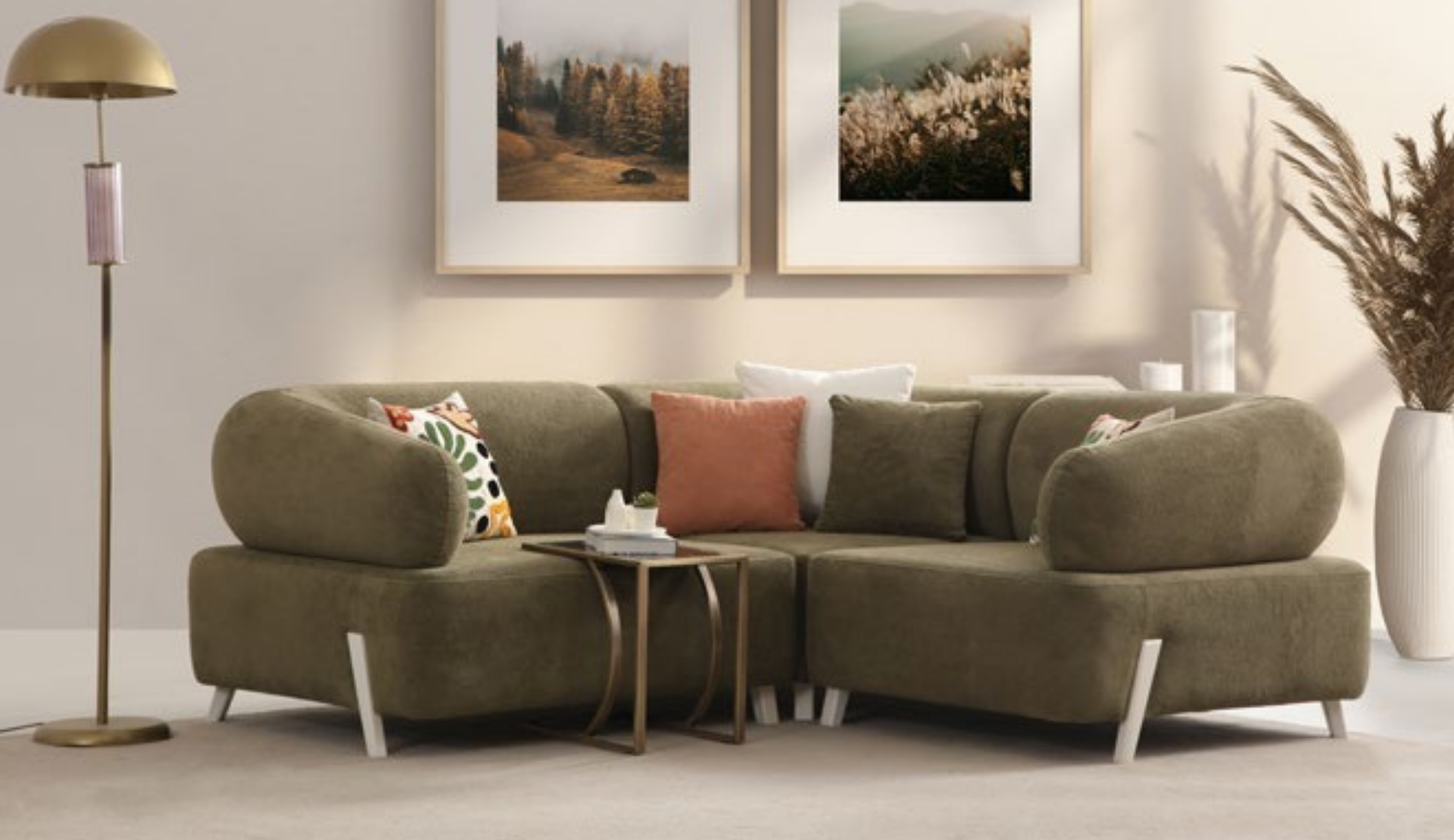 İlyora Modüler Köşe Koltuk Takımı