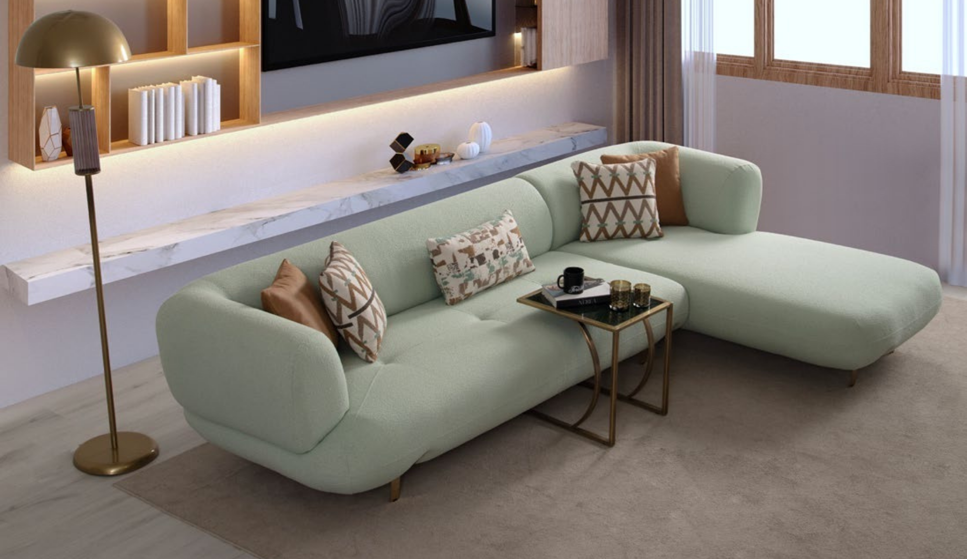 MANET Tİ Antik Köşe Koltuk Takımı