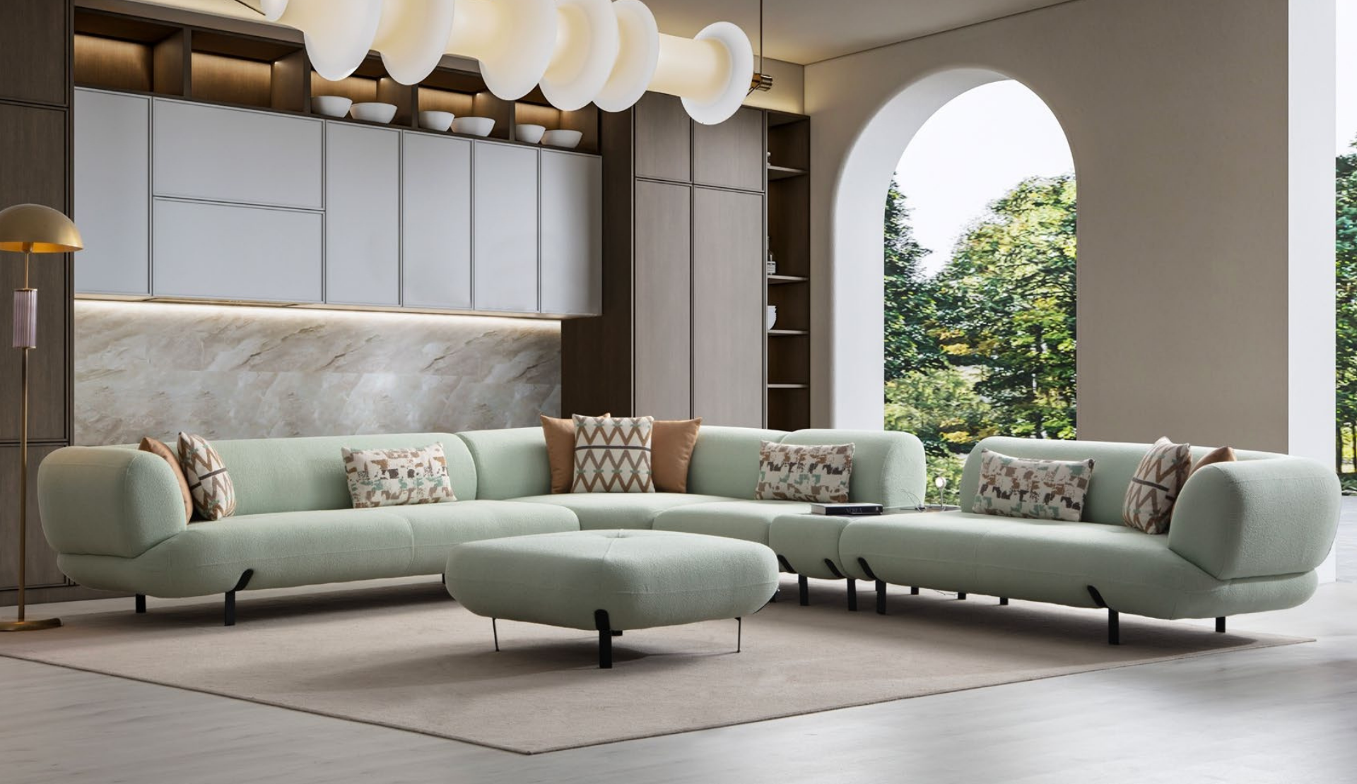 MANET Tİ Modüllü Köşe Koltuk Takımı