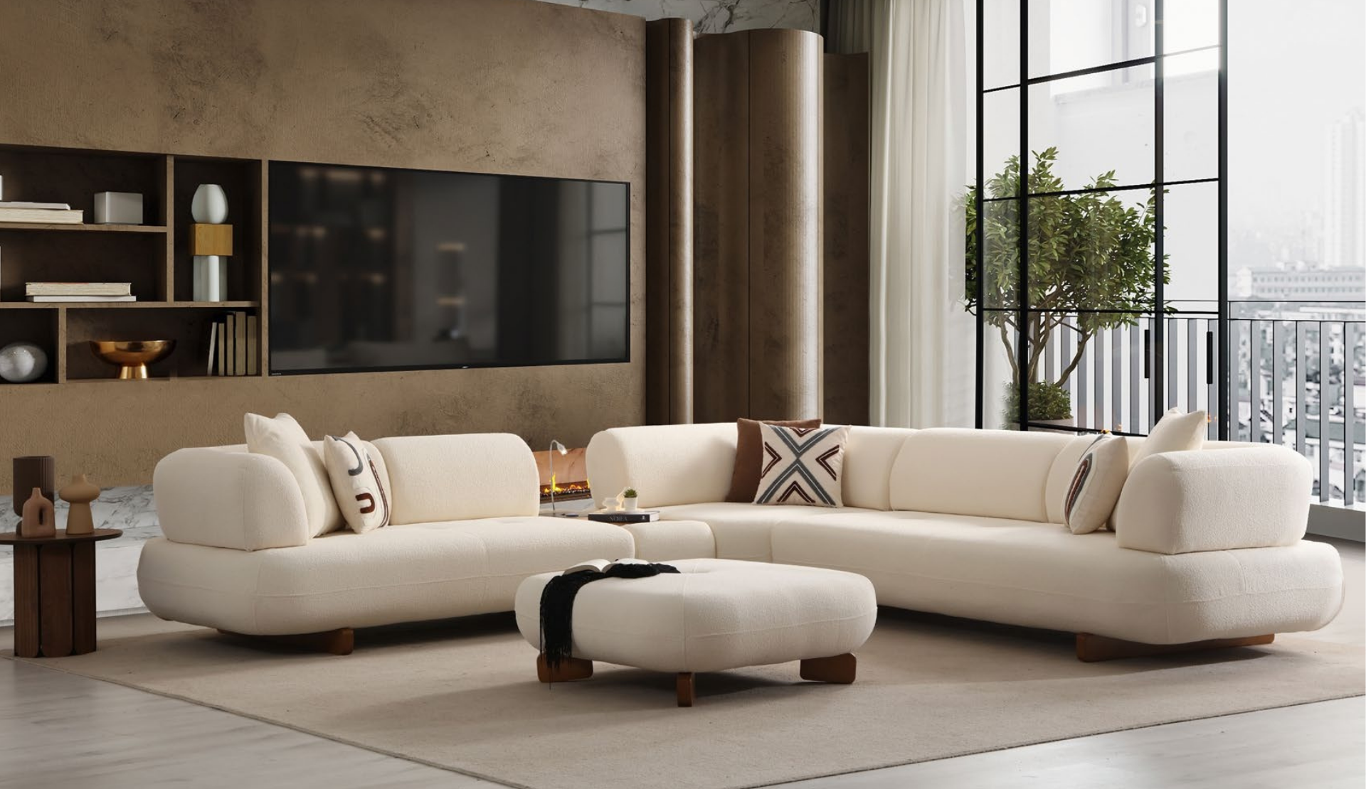 Manetti Premium Modüler Köşe Koltuk Takımı