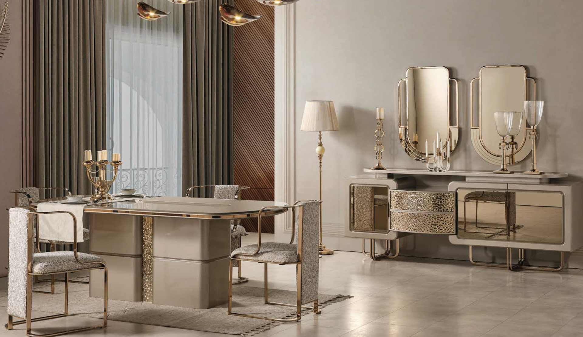 Pera Yemek Odası Takımı