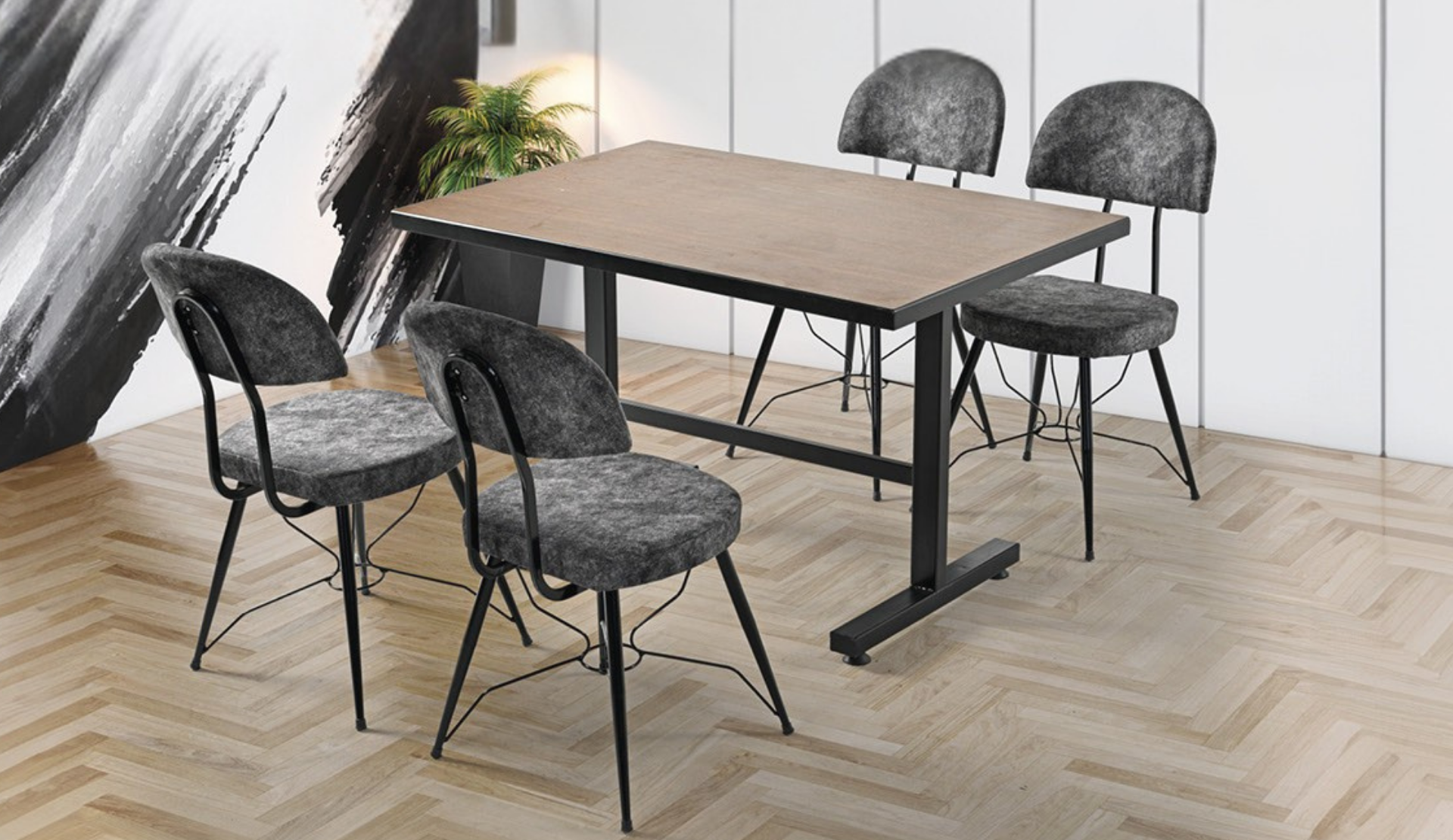 T Masa & Ay Sandalye Takımı